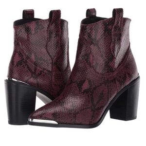 Steve Madden Snakeskin Booties